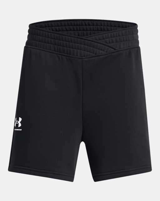 Girls' UA Rival Terry Crossover Shorts